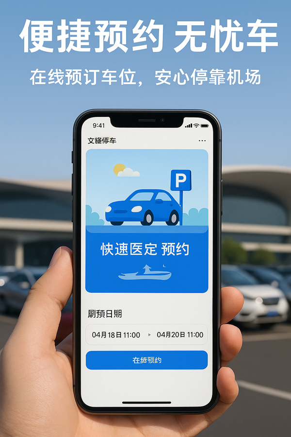 距離大興機(jī)場(chǎng)僅4分鐘車程，停車就選文鋒停車場(chǎng)